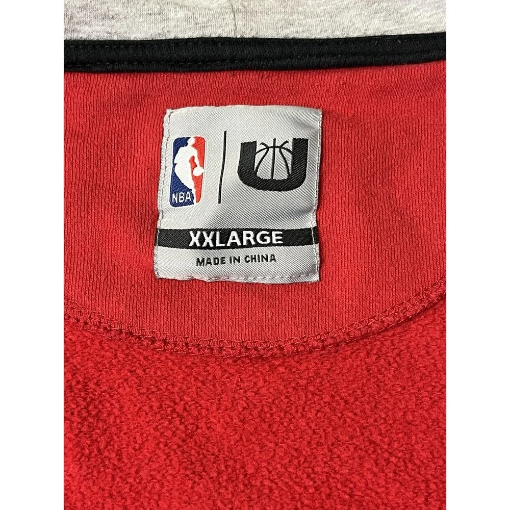 Vintage NBA Chicago LA Clippers  Hoodie‎ XXL Color block Black Red Gray Rare